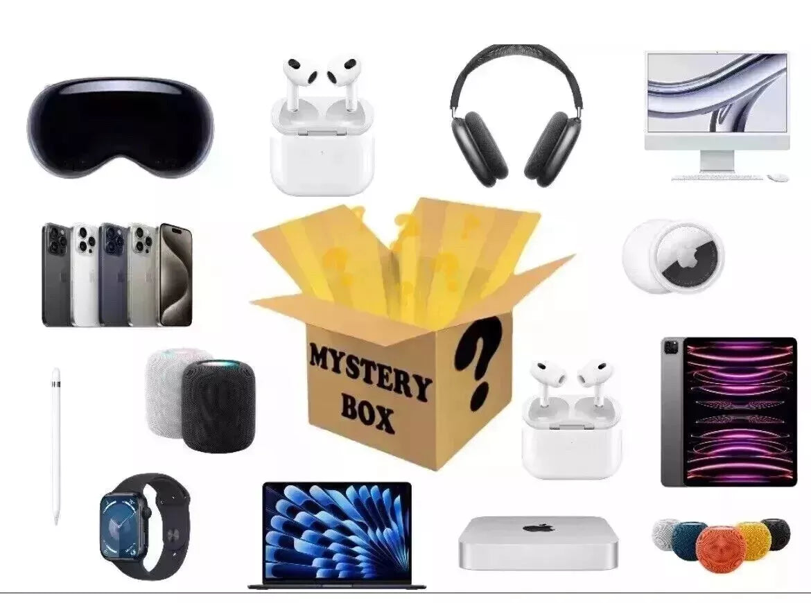 Mystery loot electronics and designer box blind box premium surprise