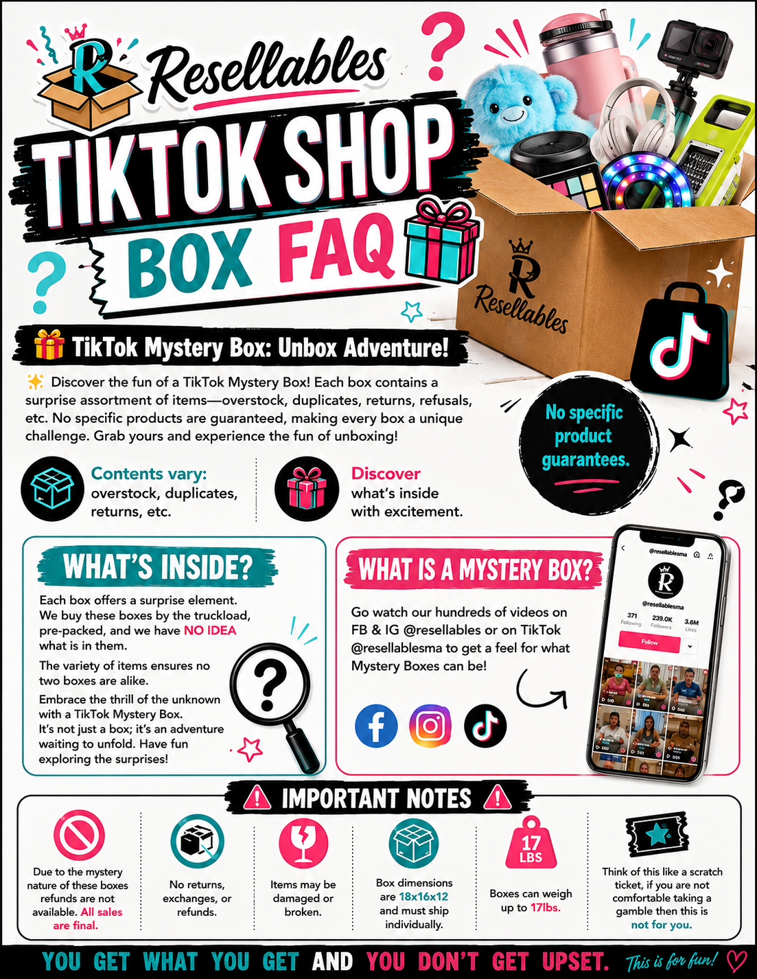 TikTok mystery box illustration
