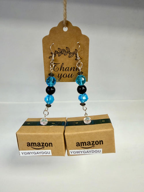 Handcrafted miniature mystery box earrings 925 sterling silver novelty gift