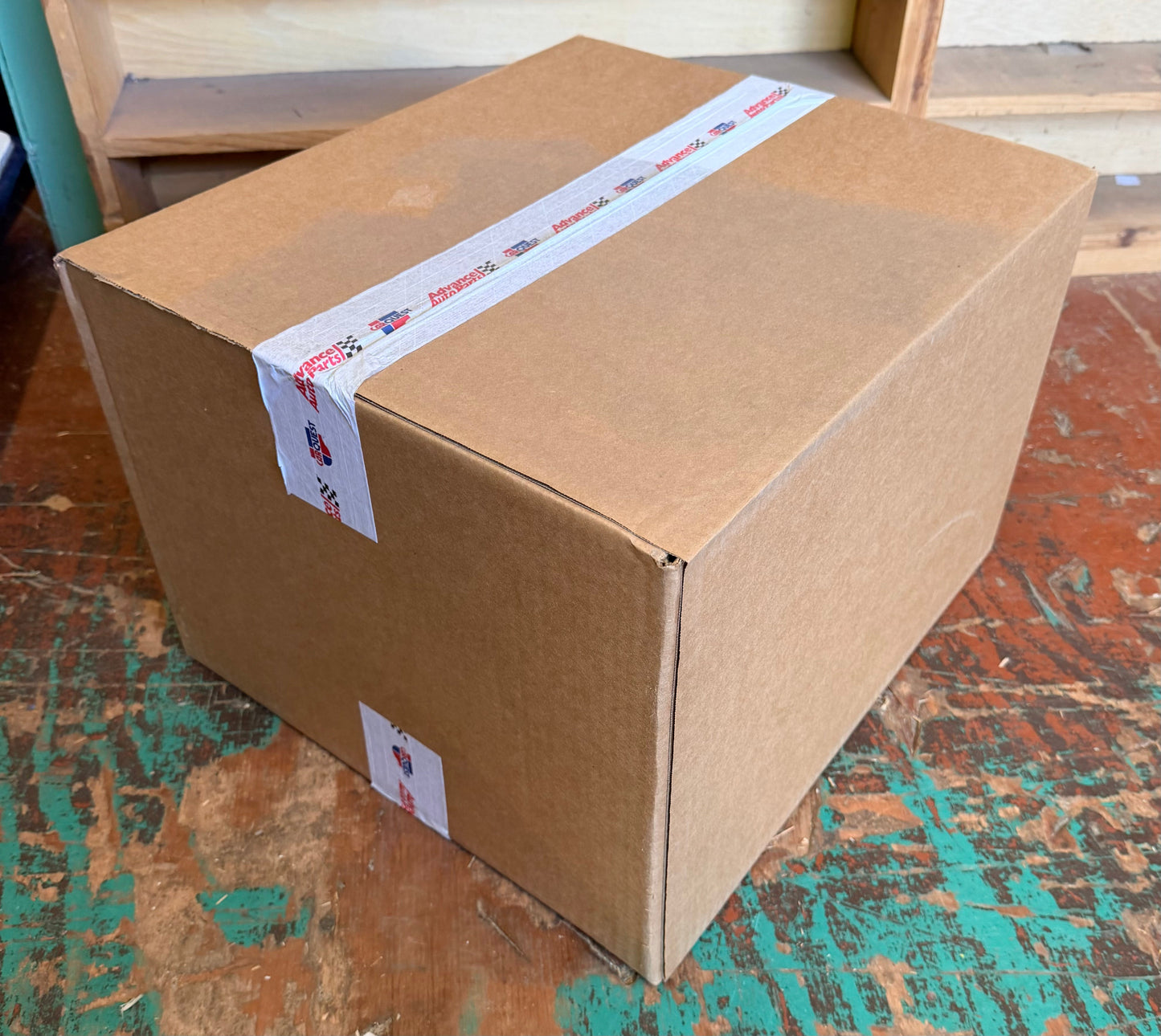 Sealed Advanced Auto Carquest mystery box filled with surprise automotive parts and tools