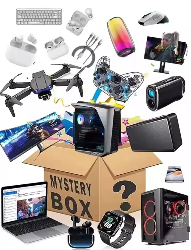 Mystery electronics box blind box multi-brand tech surprise loot